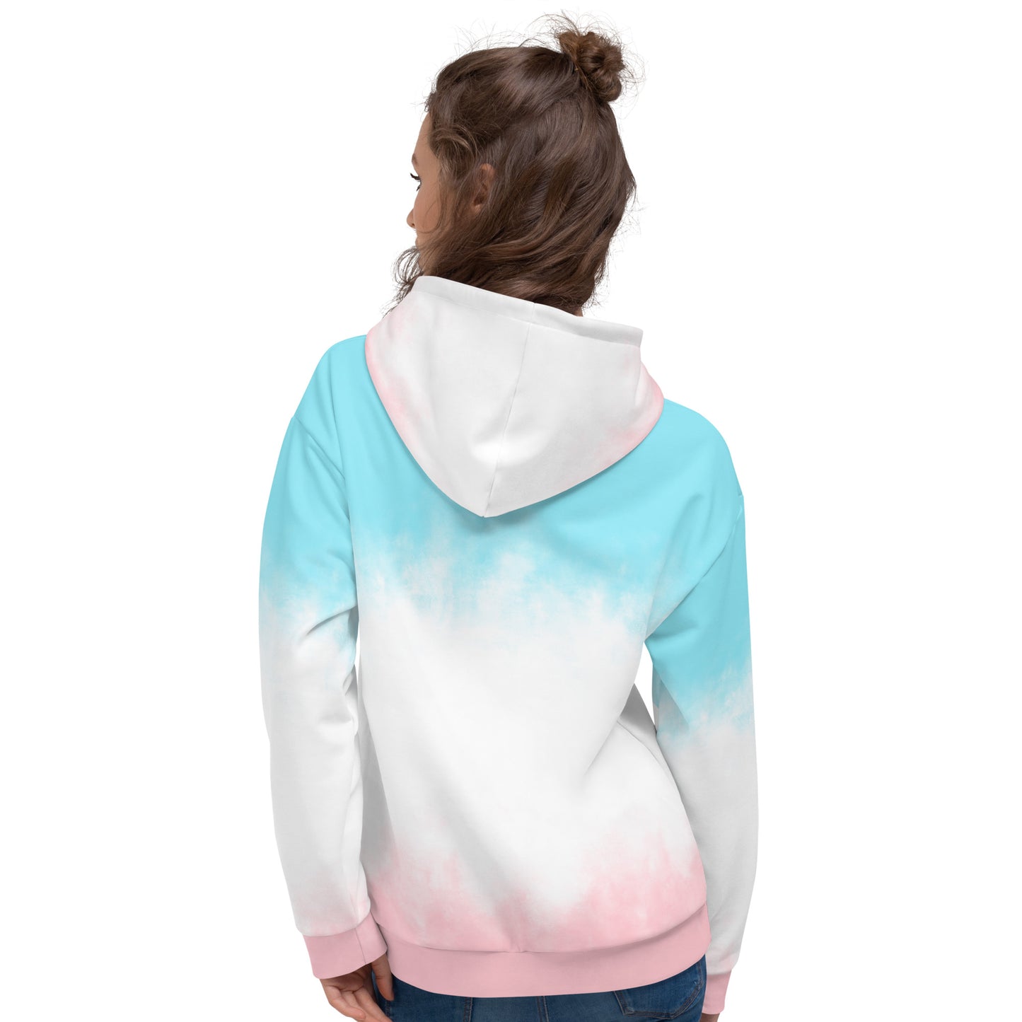 Cotton Candy Unisex Hoodie - Square Around Logo Edition