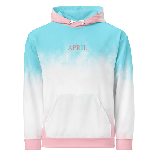 April Apparel Underline Cotton Candy Hoodie