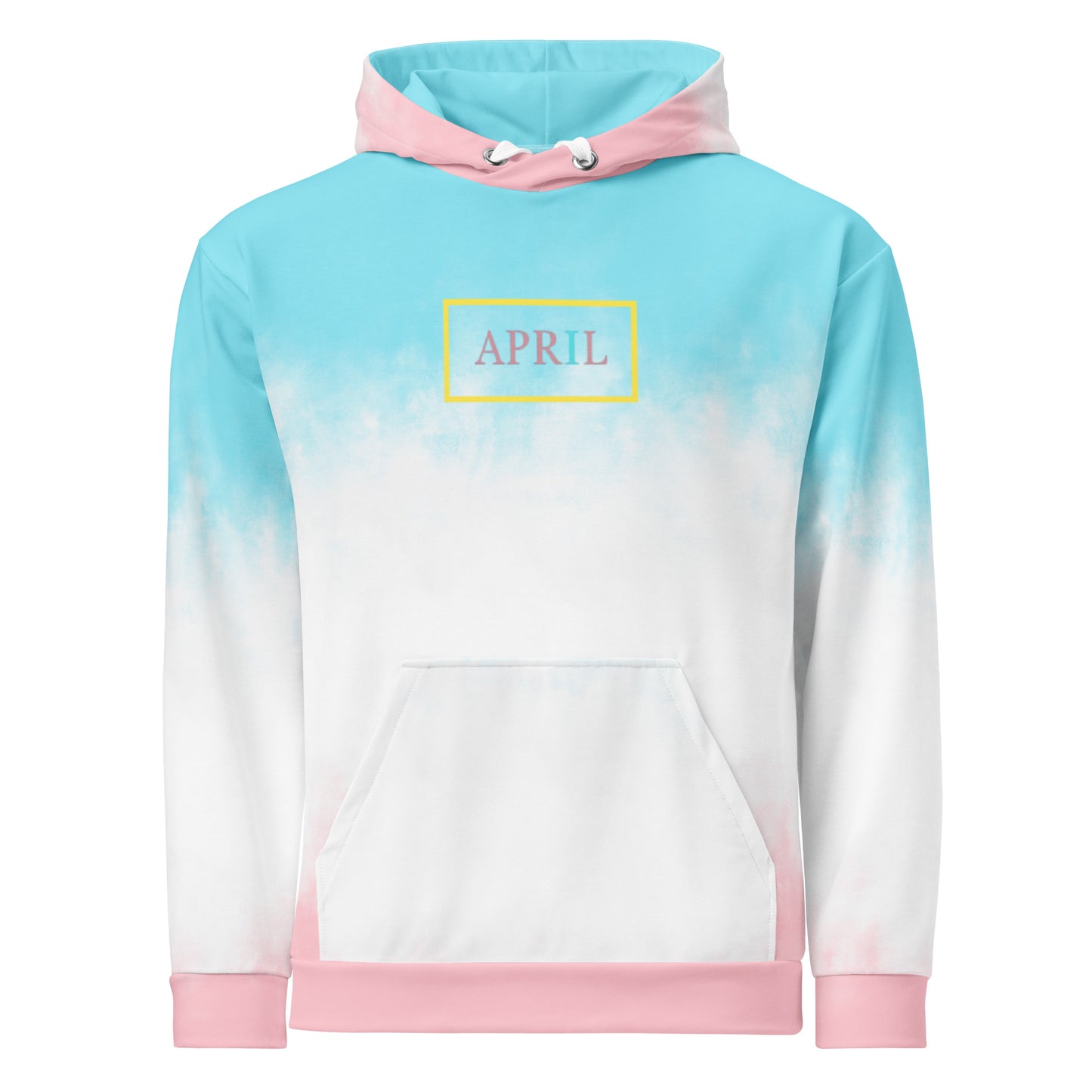 Cotton Candy Unisex Hoodie - Square Around Logo Edition