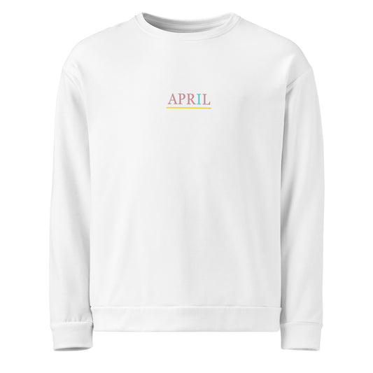 White Unisex Sweatshirt - Underscore Logo Edition